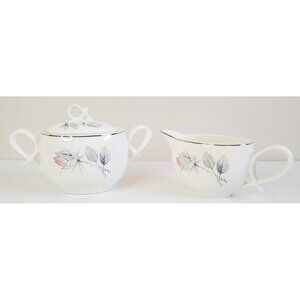 Canonsburg Pottery Company Princess Grace Sugar Bowl And Creamer Set